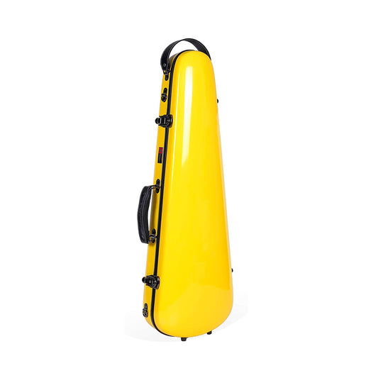 Estuche Crossrock Fibra de Vidrio Amarillo para Violín