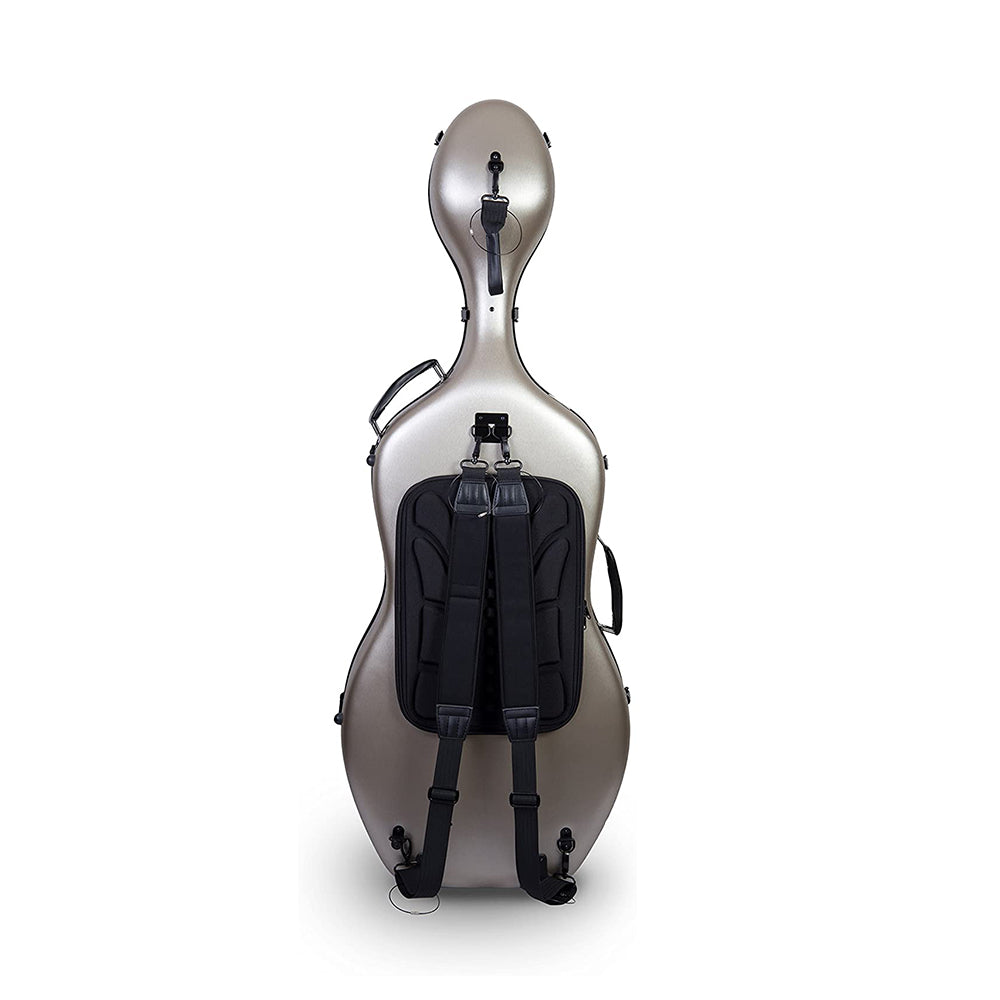 Estuche Crossrock Polycarbon Slim Champagne para Cello