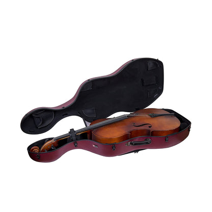 Crossrock Polycarbon Slim Rojo para Cello