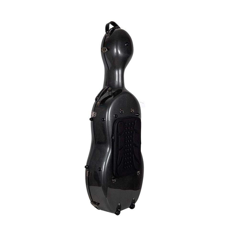 Estuche Crossrock Ultra Fiberglass para Cello Negro