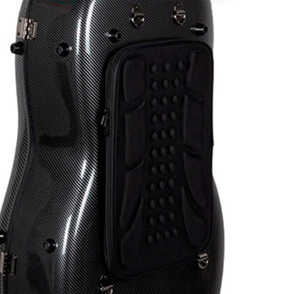 Estuche Crossrock Ultra Fiberglass para Cello Negro