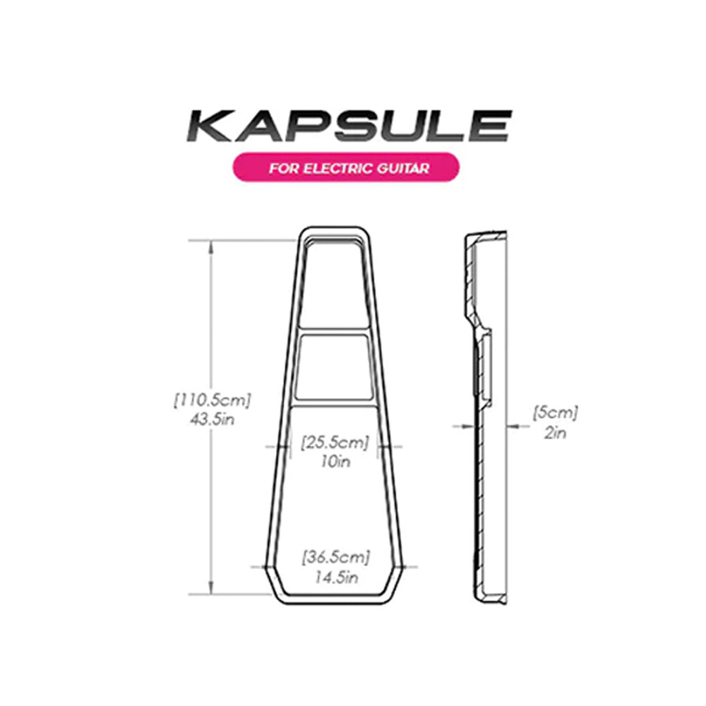 Estuche GRUV Kapsule para Guitarra Eléctrica