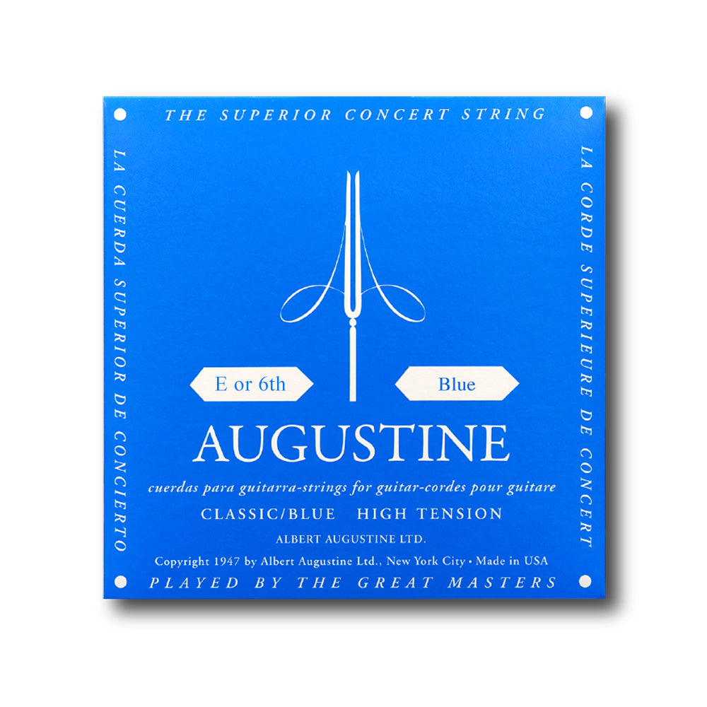 Cuerda para Guitarra Augustine Blue E | 6ta cuerda suelta